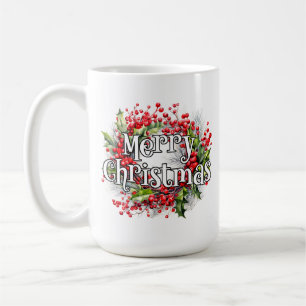 Frohe Weihnachten Happy Holidays Kaffeetasse