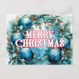 Frohe Weihnachten | Happy Holidays Postkarte