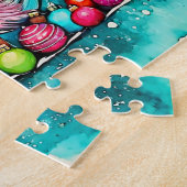 Frohe Weihnachten | Happy Holidays Puzzle (Seite)