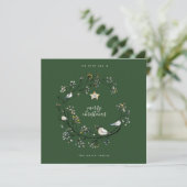 Frohe Weihnachten | Happy New Year | Grüne Creme (Stehend Vorderseite)