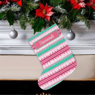 Frohe Weihnachten & hässliche Pullover Grüße Großer Weihnachtsstrumpf