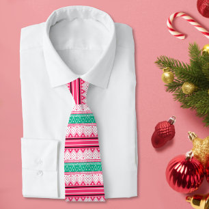 Frohe Weihnachten & hässliche Pullover-Wünsche Krawatte