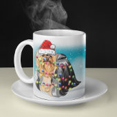 Frohe Weihnachten Hat Yorkshire Terrier Lover Kaffeetasse