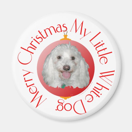 Frohe Weihnachten Havanese Magnet (Vorne)