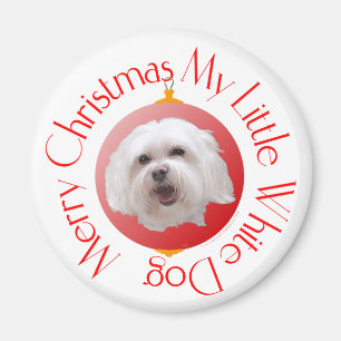 Frohe Weihnachten Havanese Magnet
