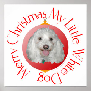 Frohe Weihnachten Havanese Poster