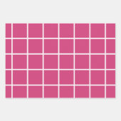 Frohe Weihnachten heiß rosa Muster Geschenkpapier Set (Vorderseite 3)