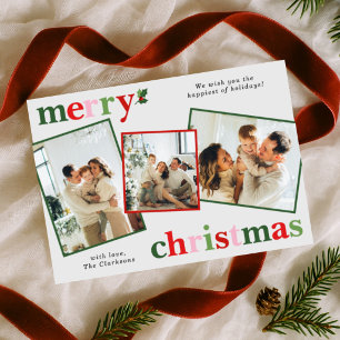 Frohe Weihnachten Hell Lustig Familie