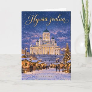 Frohe Weihnachten Helsinki Senaatintori