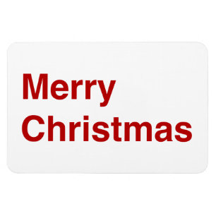 Frohe Weihnachten Helvetica Magnet