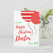 Frohe Weihnachten Herr Doktor (Stehend Vorderseite)