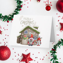 Frohe Weihnachten Herr und Frau Gnome