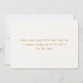 Frohe Weihnachten Hilton Head Insel Karte Küste (Rückseite)