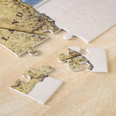 Frohe Weihnachten Hilton Head Insel Karte & Strand Puzzle (Seite)