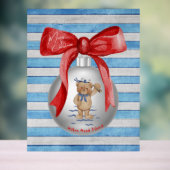 Frohe Weihnachten Hilton Head Island Bear Ornament Acrylschild (Neutral)