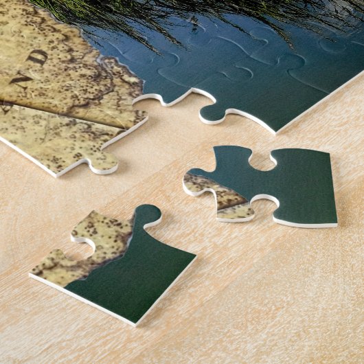 Frohe Weihnachten Hilton Head Island Map Marshland Puzzle (Seite)