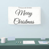 Frohe Weihnachten hinzufügen Namen Text benutzerde Banner (Messe)