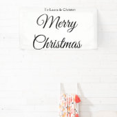 Frohe Weihnachten hinzufügen Namen Text benutzerde Banner (InSitu)