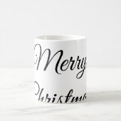 Frohe Weihnachten hinzufügen Namen Text benutzerde Kaffeetasse (Mittel)