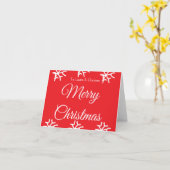 Frohe Weihnachten hinzufügen Namen Text benutzerde Karte (Gelbe Blume)