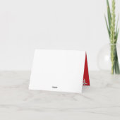 Frohe Weihnachten hinzufügen Namen Text benutzerde Karte (Rückseite)