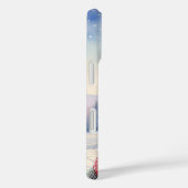 Frohe Weihnachten Hippo Weihnachtsmannmütze und Sc Case-Mate iPhone Hülle (Rückseite / Rechts)