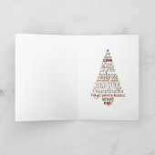 Frohe Weihnachten Hirsch (Innenseite)