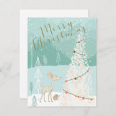 Frohe Weihnachten Hirsch (Vorne/Hinten)