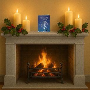 Frohe Weihnachten Hirsch Nachthimmel