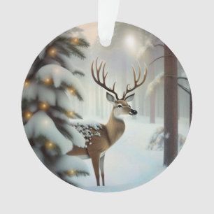Frohe Weihnachten Hirsch Ornament