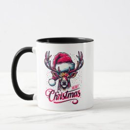 Frohe Weihnachten Hirsch Tasse