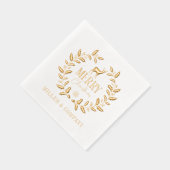 Frohe Weihnachten Hirschkranz Unternehmen Personal Servietten Mit Folie (Rechts)