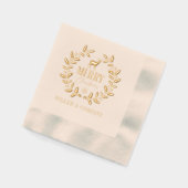 Frohe Weihnachten Hirschkranz Unternehmen Personal Servietten Mit Folie (Links)