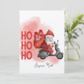 Frohe Weihnachten Ho ho ho ho Einladung (Stehend Vorderseite)