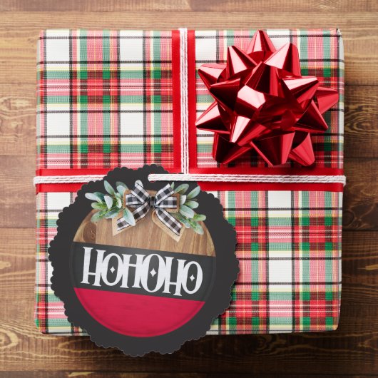 Frohe Weihnachten Ho Ho Ho Ornament Karte (Insitu (Geschenk))