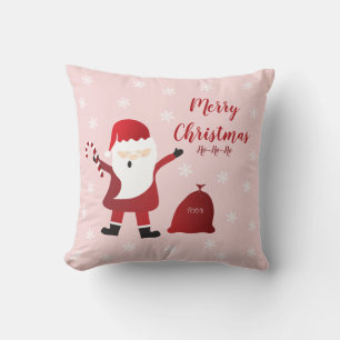 Frohe Weihnachten Ho Ho Ho Santa Claus Kissen