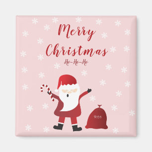 Frohe Weihnachten Ho Ho Ho Santa Claus Magnet