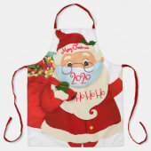 Frohe Weihnachten Ho Ho Ho Santa Schürze (Vorderseite)