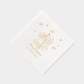 Frohe Weihnachten Ho Ho Ho Servietten Mit Folie (Rechts)