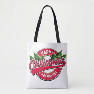 Frohe Weihnachten Ho! Ho! Ho! Tragetasche Tasche