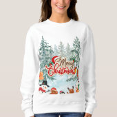 Frohe Weihnachten Hoddie Sweatshirt (Vorderseite)