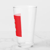 Frohe Weihnachten HoHoHo Party Minimalistisch Schl Glas (Links)