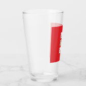 Frohe Weihnachten HoHoHo Party Minimalistisch Schl Glas (Rechts)