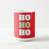 Frohe Weihnachten HoHoHo Party Minimalistisch Schl Kaffeetasse (Mittel)