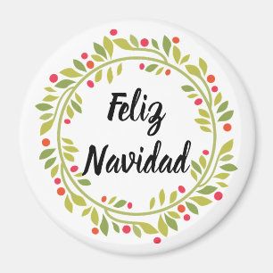 Frohe Weihnachten Holiday Kranz Christmas Magnet