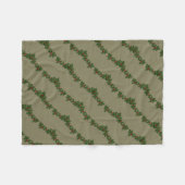 Frohe Weihnachten, Holly Berry Branches - Personal Fleecedecke (Vorderseite (Horizontal))