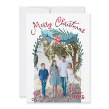 Frohe Weihnachten Holly Berry Custom Foto Arch