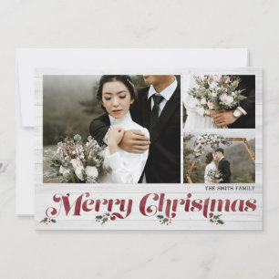 Frohe Weihnachten Holly Familie Verheiratet Kids F