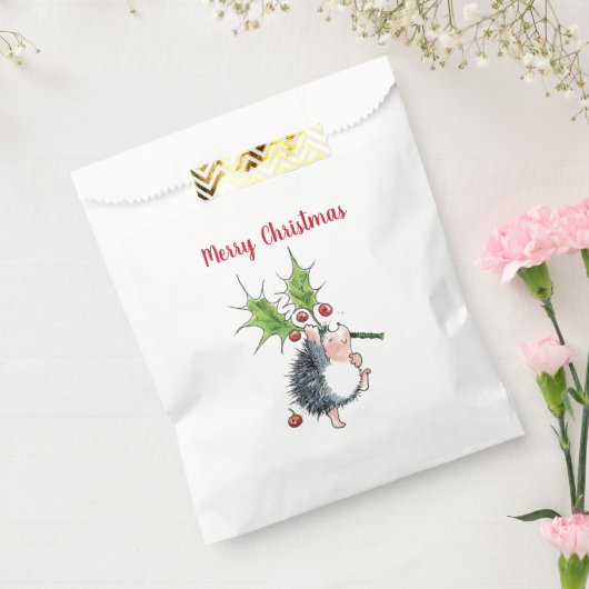 Frohe Weihnachten Holly Igel Geschenktütchen (Versiegelt)