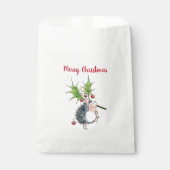 Frohe Weihnachten Holly Igel Geschenktütchen (Vorderseite)